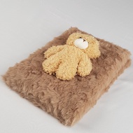 Teddy Bear Fur Notebook A5 Size 13 x 19 cm Diary Journal Cute Girls' Notebook