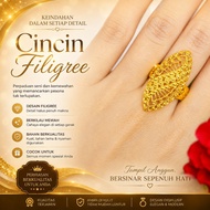 24K GOLD PLATED DUBAI RING, DURABLE & FADE RESISTANT [0181] 24K GOLD RING
