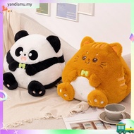 Animals Plush Blanket Toys Cute Panda Piggy Cat Doll Soft Pillow Stuffed Animals Gift for Kids Toys