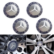 Center Hub Hot Wheel Caps Laurel Wreath 4*75mm For Mercedes-Benz W202 W204 W205 W211 E350 C180 ,Merc