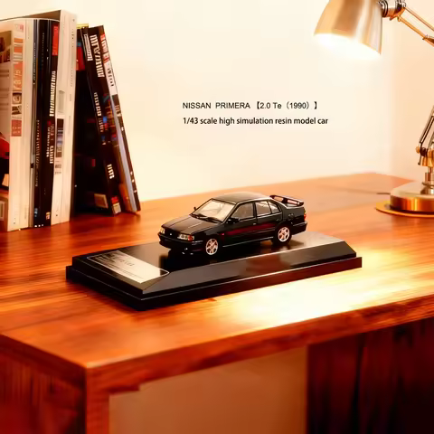 Hi-Story Brand 1:43 Model Cars For NISSAN PRIMERA【2.0 Te（1990）】 Car Model Simulation Vehicles Decora