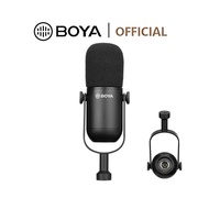 BOYA BY-DM500 Dynamic Professional Microphone Cardoid Mic Special Designed for Studio Broadcasting Instrument Recording