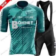2025 Bourg-en-Bresse Ain Cyclisme Cycling Jersey Set France Team Cycling Clothing Men Road Bike Shir