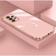 Ốp lưng Samsung A23 A33 A53 5g A73 5g A32 A52 A52s A72 viền dẻo mạ vàng