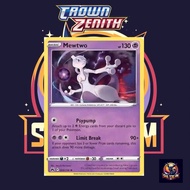 Pokemon TCG Crown Zenith Holo Kyogre Mewtwo Ditto Zacian Aggron hoopa