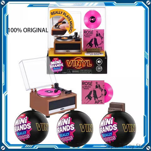 Genuine New Zuru Mini Brands Vinyl Surprise Ball Mini Playable Records Ideal Collectible Gift For Mu