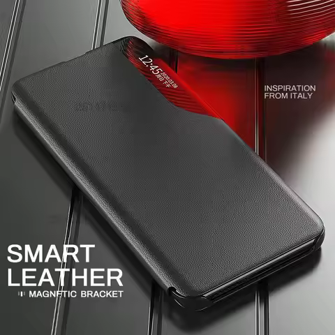 6D Leather Flip Case For Xiaomi Redmi Note 11 11S Plus + 5G 12 10 10S 9 8 Pro 9S Cover Redmi 10 2022