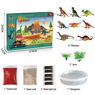 18PCS Galaxy Sand Castle Building Kit Non-Toxic Kinetic Space Sand Sensory Toys DIY Moldable Magic S