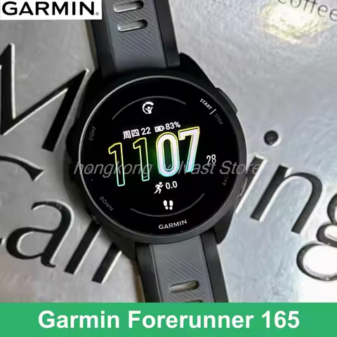Garmin Forerunner 165 Smartwatch Built-in GPS 43mm 1.2" AMOLED Display 11 days Battery Life Heart Ra