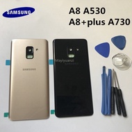 Rear Panel Battery Glass Back Door Cover For Samsung Galaxy A8 A8+plus A530 A530F A730 A730F+tool