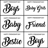 STICKER HAPPY FRIENDSHIP DAY - SAIZ A5