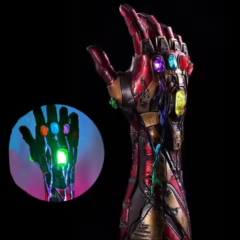 Marvel Iron Man Mk85 1:1 Glove Model Infinite Action Figures Gk Desktop Decoration Toys Gauntlet 60c