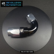 Revoluzion AN-6 120 Degree Swivel Hose End Full Flow