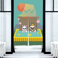 法鬥 門簾 富士山