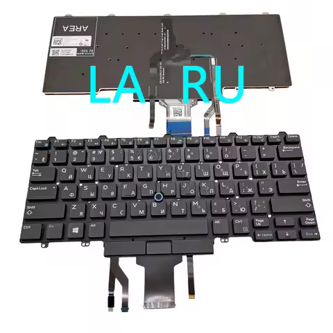 Original Russian Spanish Latin Keyboard For DELL Latitude E5450 E7450 E5470 E7470 E5480 E5490 E7490