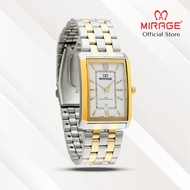 Mirage Men's Analog Watch 8577 M Silver Gold Original Stainless