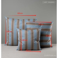 Simple Color Striped Pillow 9FPE