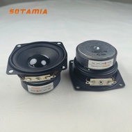 SOTAMIA 2Pcs 2.5 Inch Full Range Speaker 66mm 4 Ohm 10W 16 Core PU Side High Volume Audio Loudspeake