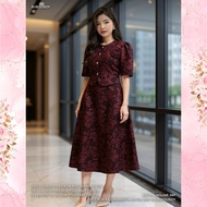 KATUN NAGITA COTTON SKIRT SET 34778 360 GR Outfit RealpictWanita