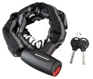 Reflective Chain Key Lock for Bike, 3 feet x 8mm Anti Theft Bicycle Lock, Security Level 4