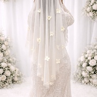 Veil nikah/veil/veil murah/veil malaysia/veil bunga