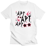 ROSÉ & Bruno Mars APT New Song T-Shirt Graphic Printing Cotton O-neck Tee-shirt Summer Hip Hop Punk 