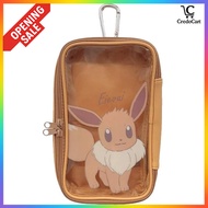 【Direct from Japan】
[Maruyoshi] Pen Case Multi Pouch with Carabiner - Eevee