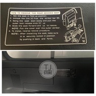 Toyota Land Cruiser VX Doortrime Sticker Promo VXR 80 COD/