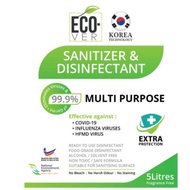 ECO-VER Korean Formulation and DOLIVE Sanitizer & Disinfectant - No Alcohol