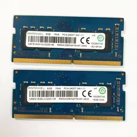 RAMAXEL DDR4 RAM 8GB 2400MHz Laptop memory 8GB 1Rx8 PC4-2400T-SA1-11 DDR4 8GB 2400 SODIMM 1.2V