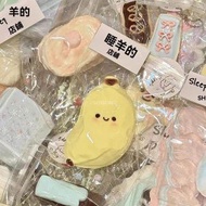 小胖蕉捏捏樂 爛泥感仿真創意解壓搞怪玩具 女孩可愛矽膠捏捏樂-大號*香蕉捏捏【黃色】 黃色