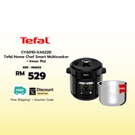 Tefal Home Chef Smart Multicooker (6L) [Free SS Inner Pot] CY601 + XA622D