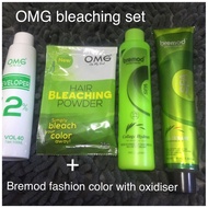 OMg Bleaching set + Bremod hair color set