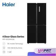 (READY STOCK, NRP1 can deliver)  Haier HRF-IG525AM(GB) 4 Door Glass Series Inverter Refrigerator (Pe