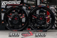 ล้อแม็กซ์ Cosmis Type s ขอบ 18 9.5/10.5 6 รู 139 สี่วง ใช้คูปองลดอีก 2000 รับประกันนาน หกปี สีลิม