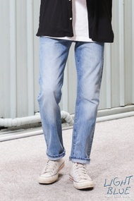 Simple&Raw - กางเกงยีนส์ Sk857 BillyBlue