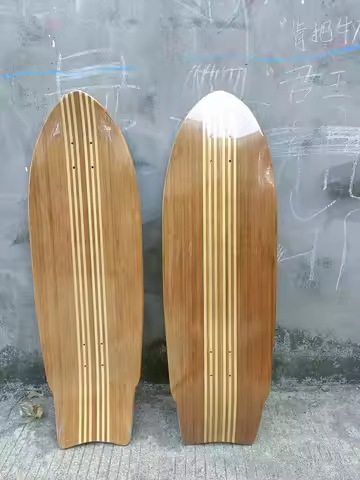 32*10INCH Bamboo surf skate deck skateboard deck bamboo with canandian maples deck deck 32inch inch 