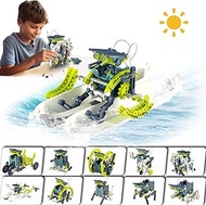 12-in-1 Solar Robot Gifts for 8 9 10 11 12 13 14 Year Old Boys Construction Toy 8-12 Years Boy Exper
