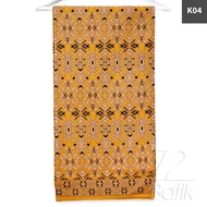 KATUN PREMIUM BATIK CLOTH Cotton Material Chakra Motif Yellow Brown Color 726646 Cap 72 Jarik Jarit 