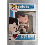 FUNKO POPROCKS  Elvis #03 1970's Elvis  Vinyl Action Figure Toy Collection With protector