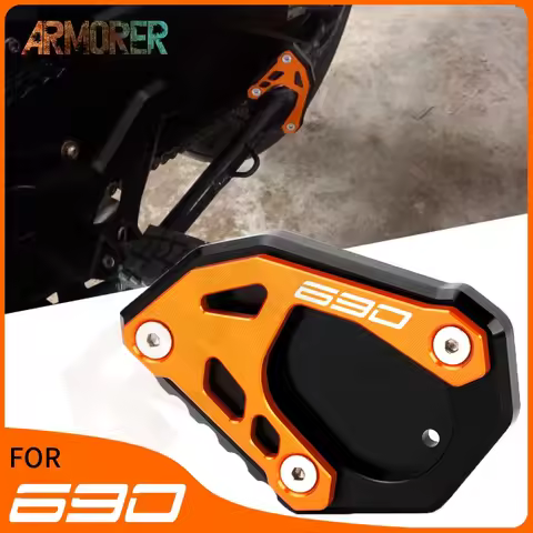 For 690 SMC R 690 ENDURO R 690 SMCR - 2022 Side Stand Extension Kickstand Pad Support Plate Enlarge 