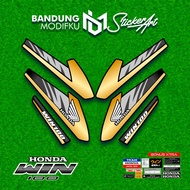 STRIPING HONDA WIN / MOTIF 30 / BANDUNG MODFKU / STICKER WIN 100 / STIKER VARIASI WIN 100