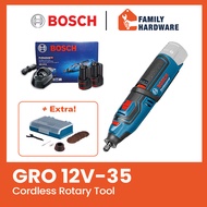BOSCH GRO 12V-35 Professional Cordless Rotary Tool GBA 2.0Ah Battery GAL 1210 CV GRO12V-35 06019C500