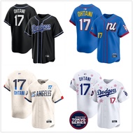 Spot Premium&New Products Los Angeles Dodgers 17 # Ohtani Shohei Baseball Jacket Men's and Women's E