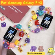 For Samsung Galaxy Fit 3 Strap Little Monster Colorful Dopamine Watch  Samsung fit 3 Strap Replaceme