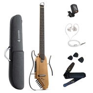 Donner HUSH-I Hush Series Silent Guitar Kit Mahogany กีต้าร์โปร่งไฟฟ้า