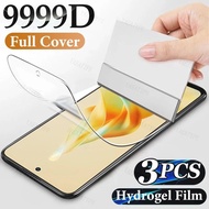 3Pcs 999D HD Clear Soft Hydrogel Film For Oppo Reno 13F 13 12 11 10 9 8 7 F Z T Pro Plus Lite SE 5G 