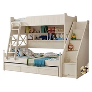 (包送貨) 兒童床碌架床 掛梯書架雙層床 大容量儲物收納上下床 ysf005