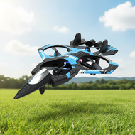 K500 Max RC Glider Flying Helicopter Jet Aircraft 2.4G Stunt Remote Control Foam Fighter Aircraft To