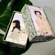 12*7cm Love Story Tarot Card Deck In Rigid Box Up and Down Gift Box "Dive To You" 78 Pcs Romantic Ko